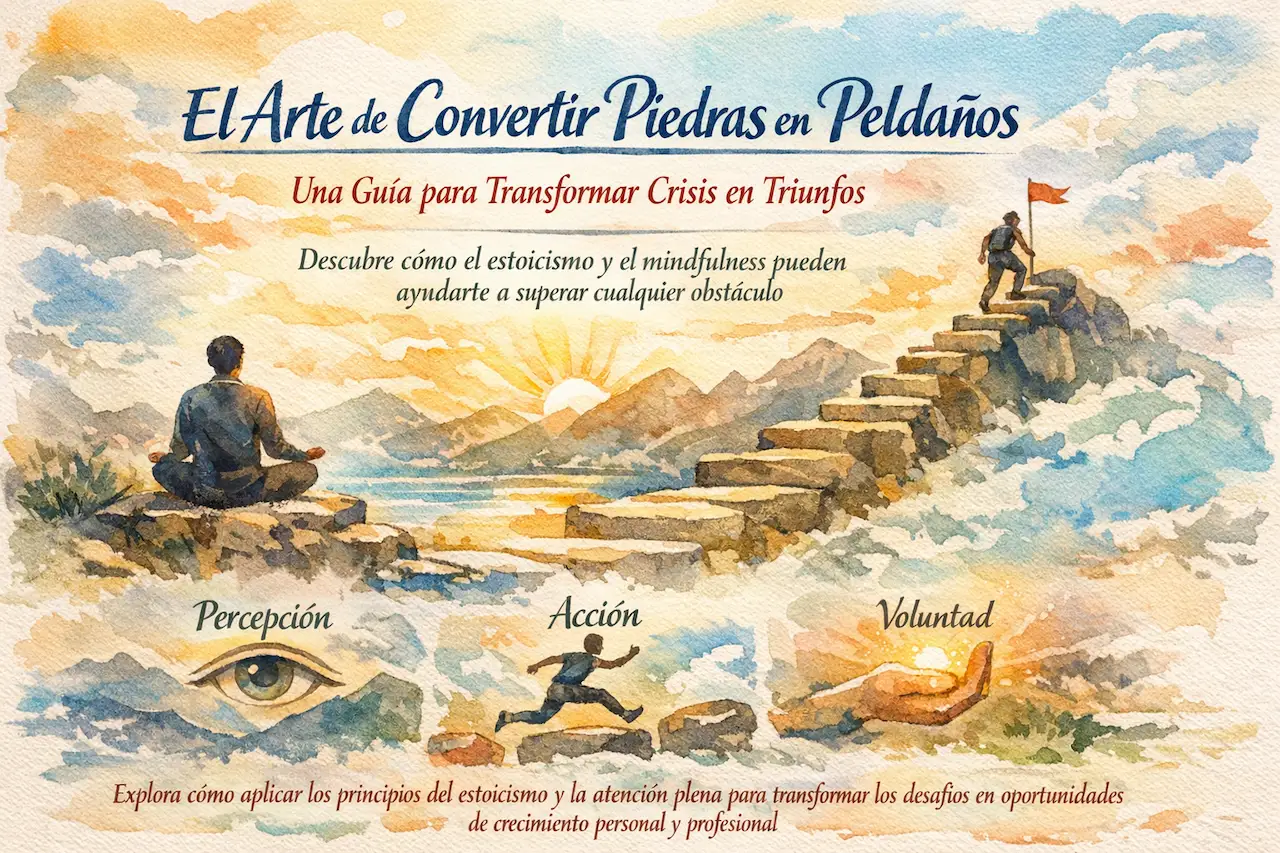 Persona escalando una montaña simbolizando superación personal